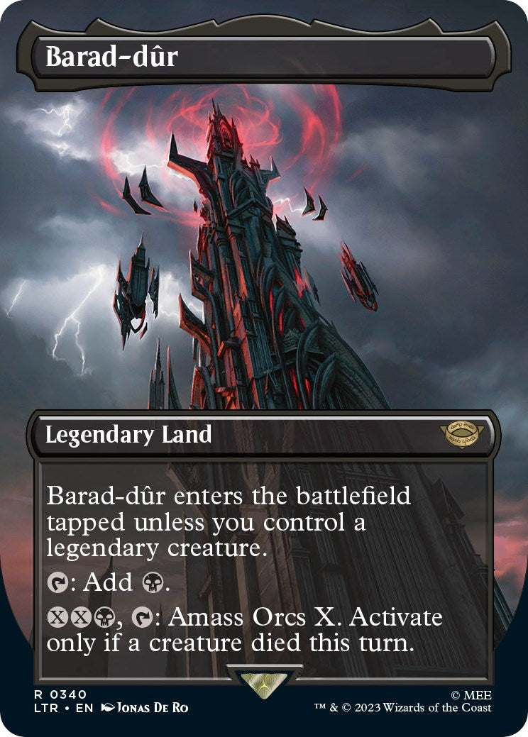 Barad-dur (0340) (Borderless) (340) (Universes Beyond: The Lord of the Rings: Tales of Middle-earth)