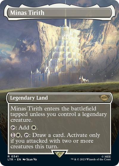 Minas Tirith (0341) (Borderless) (341) (Universes Beyond: The Lord of the Rings: Tales of Middle-earth)