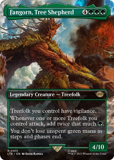 Fangorn, Tree Shepherd (Borderless) (415) (Universes Beyond: The Lord of the Rings: Tales of Middle-earth)