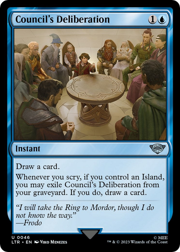 Council's Deliberation (46) (Universes Beyond: The Lord of the Rings: Tales of Middle-earth)