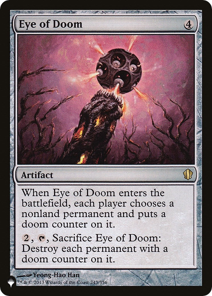 Eye of Doom (243/356) (The List Reprints)