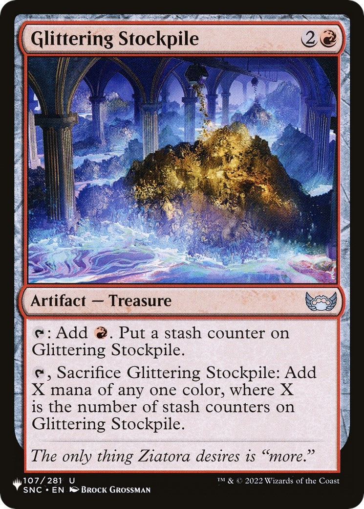 Glittering Stockpile (107/281) (The List Reprints)