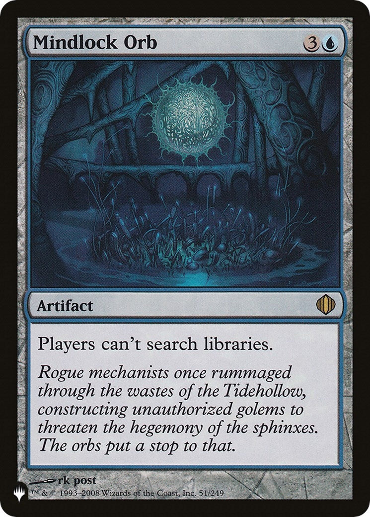 Mindlock Orb (51/249) (The List Reprints)
