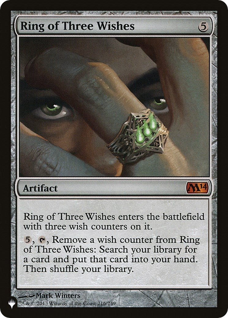Ring of Three Wishes (216/249) (The List Reprints)