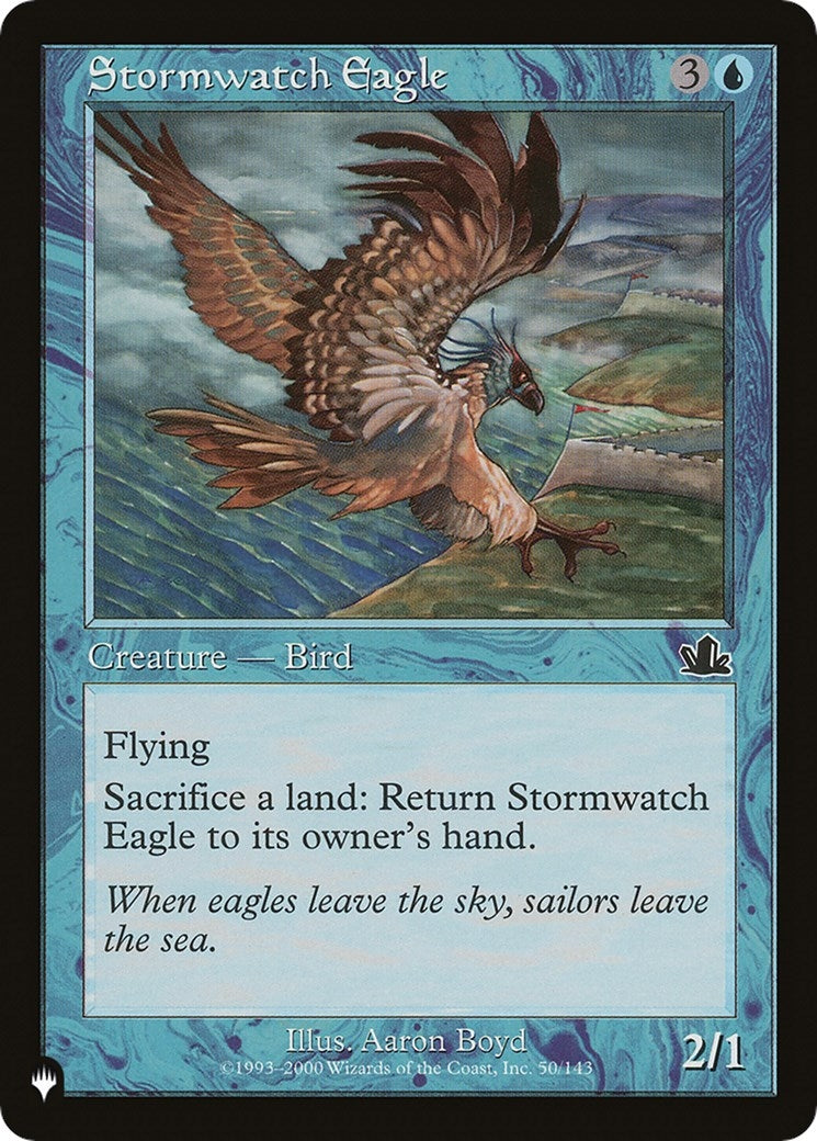 Stormwatch Eagle (50/143) (The List Reprints)