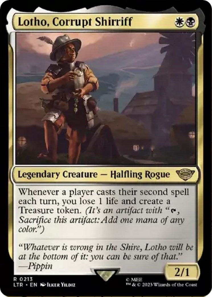 Lotho, Corrupt Shirriff (213) (Universes Beyond: The Lord of the Rings: Tales of Middle-earth)