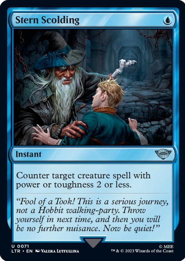 Stern Scolding (71) (Universes Beyond: The Lord of the Rings: Tales of Middle-earth)