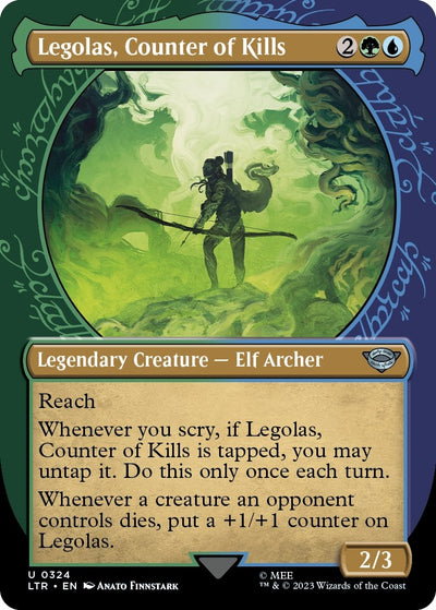Legolas, Counter of Kills (Showcase) (324) (Universes Beyond: The Lord of the Rings: Tales of Middle-earth)