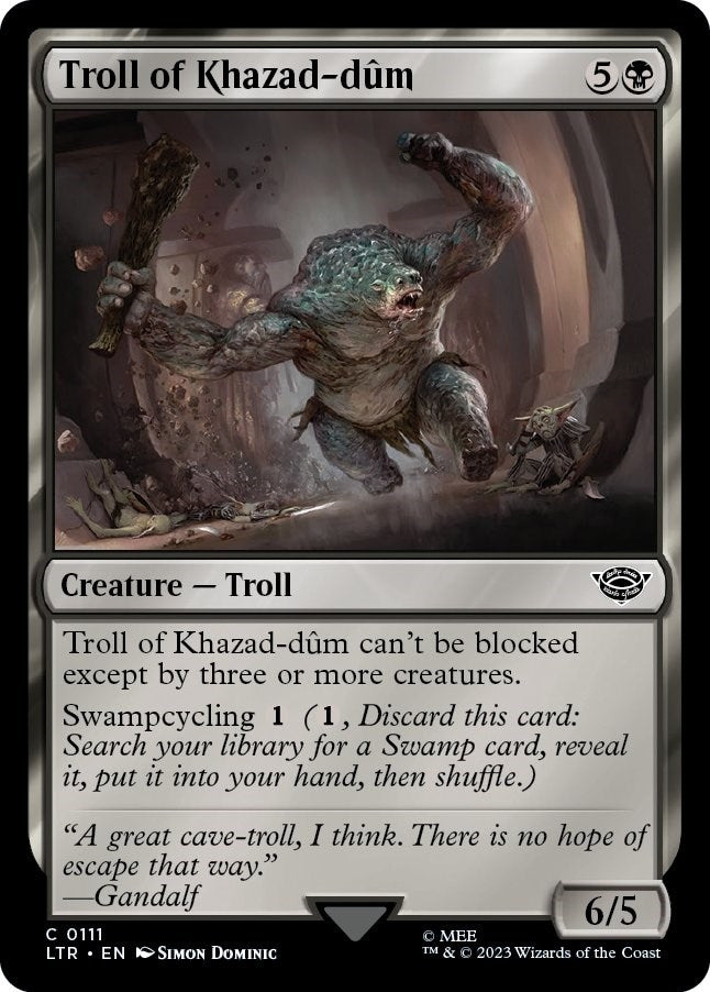 Troll of Khazad-dum (111) (Universes Beyond: The Lord of the Rings: Tales of Middle-earth)