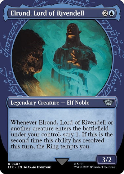 Elrond, Lord of Rivendell (Showcase) (307) (Universes Beyond: The Lord of the Rings: Tales of Middle-earth)