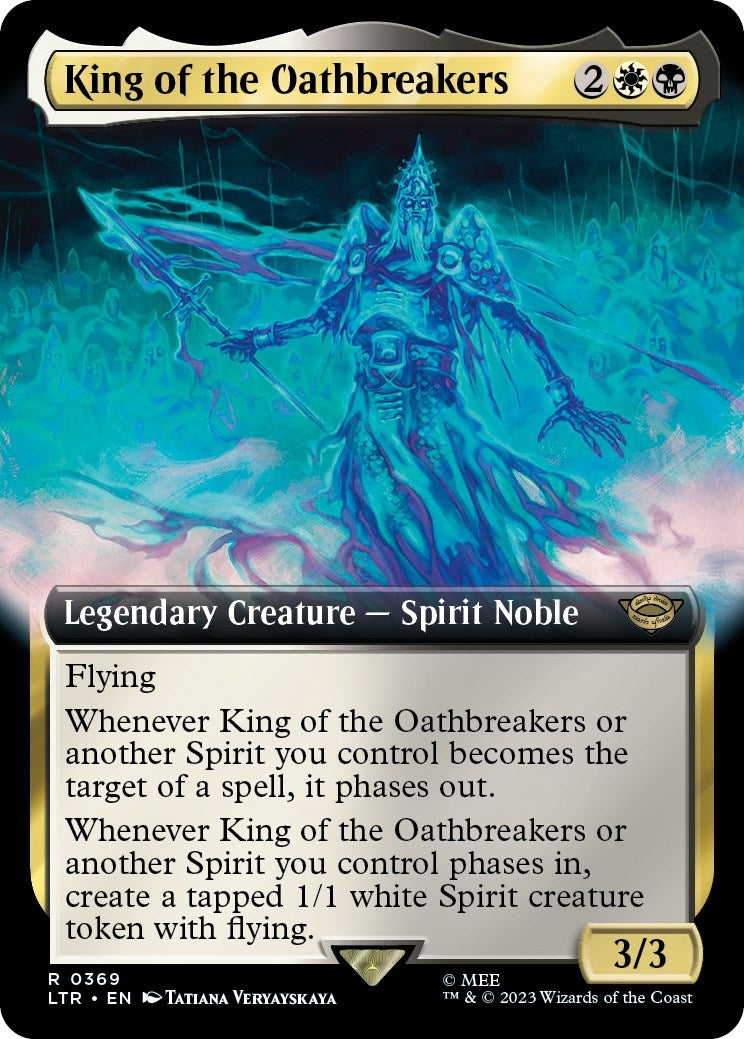 King of the Oathbreakers (Extended Art) (369) (Universes Beyond: The Lord of the Rings: Tales of Middle-earth)