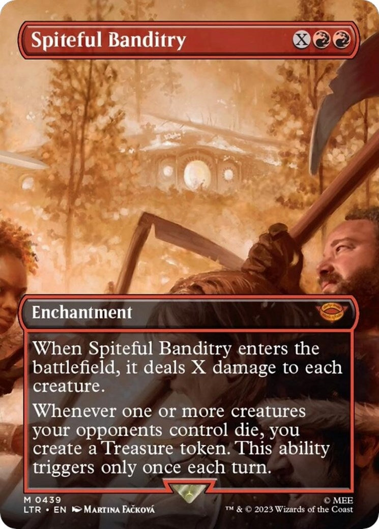 Spiteful Banditry (Borderless) (439) (Universes Beyond: The Lord of the Rings: Tales of Middle-earth)