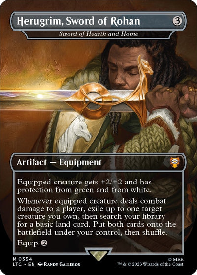 Herugrim, Sword of Rohan - Sword of Hearth and Home (354) (Commander: The Lord of the Rings: Tales of Middle-earth)