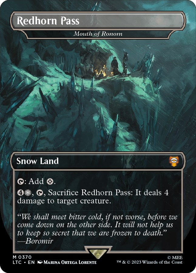 Redhorn Pass - Mouth of Ronom (370) (Commander: The Lord of the Rings: Tales of Middle-earth)