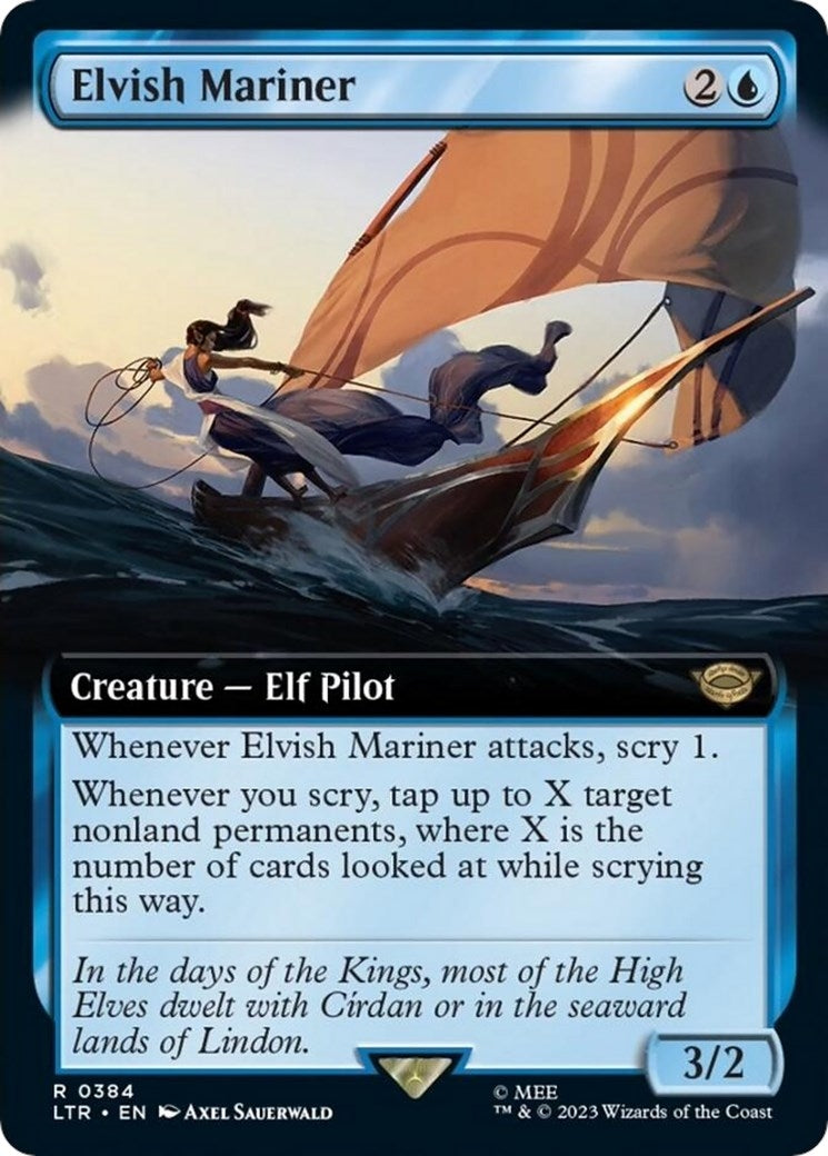 Elvish Mariner (Extended Art) (384) (Universes Beyond: The Lord of the Rings: Tales of Middle-earth)
