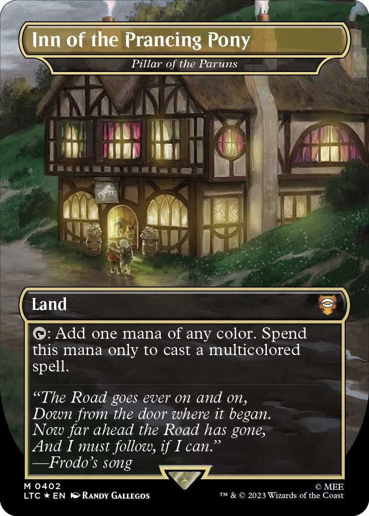 Inn of the Prancing Pony - Pillar of the Paruns (Surge Foil) (402) (Commander: The Lord of the Rings: Tales of Middle-earth)