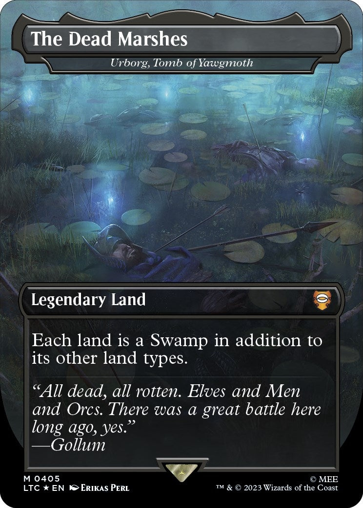 The Dead Marshes - Urborg, Tomb of Yawgmoth (Surge Foil) (405) (Commander: The Lord of the Rings: Tales of Middle-earth)