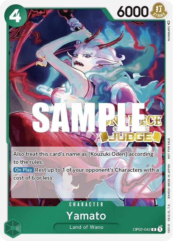 Yamato (Judge) (OP02-042) (One Piece Promotion Cards)