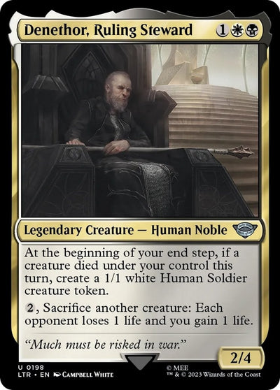 Denethor, Ruling Steward (198) (Universes Beyond: The Lord of the Rings: Tales of Middle-earth)