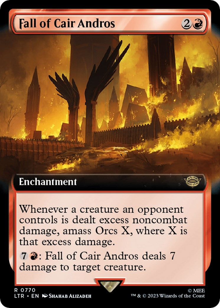 Fall of Cair Andros (Extended Art) (Surge Foil) (770) (Universes Beyond: The Lord of the Rings: Tales of Middle-earth)