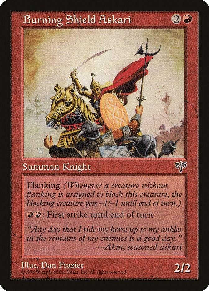 Burning Shield Askari (Mirage)