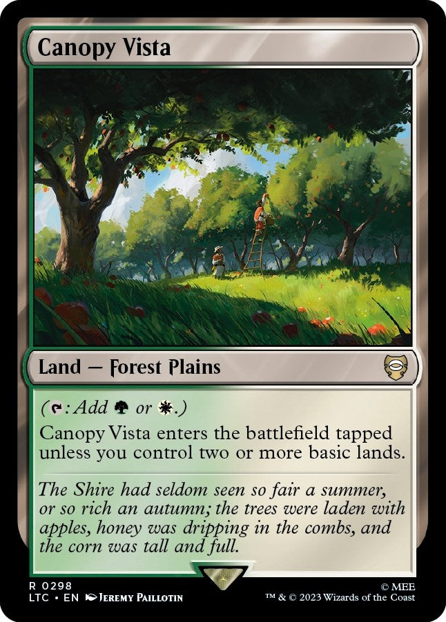 Canopy Vista (298) (Commander: The Lord of the Rings: Tales of Middle-earth)