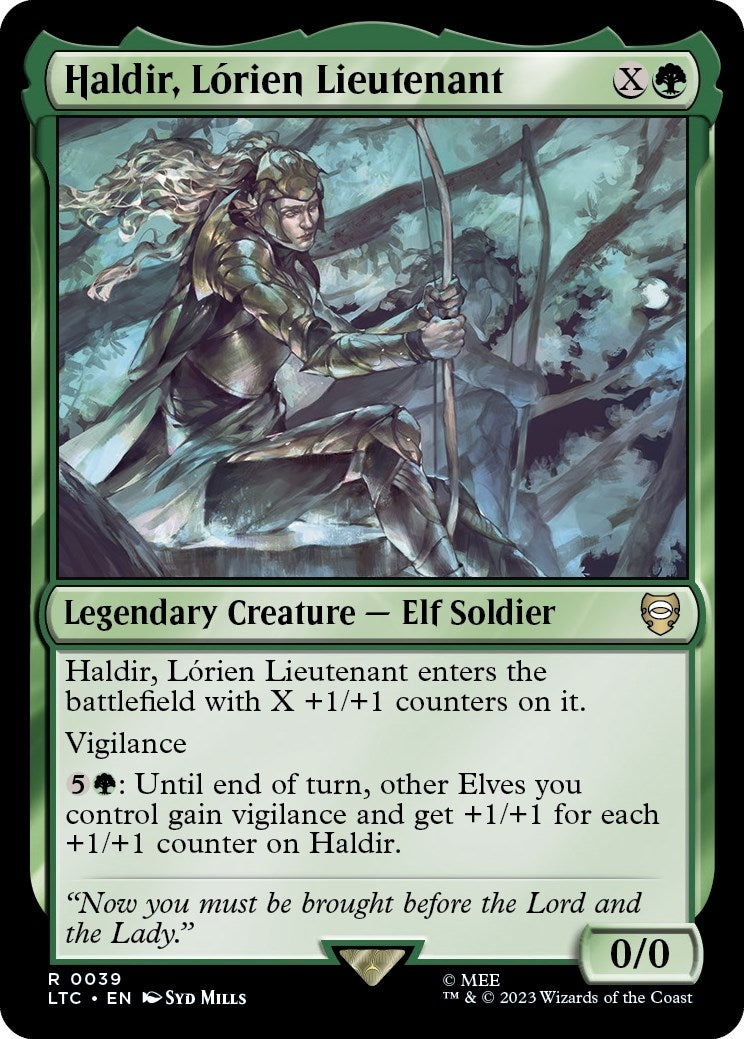 Haldir, Lorien Lieutenant (39) (Commander: The Lord of the Rings: Tales of Middle-earth)