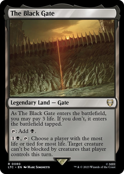 The Black Gate (80) (Commander: The Lord of the Rings: Tales of Middle-earth)