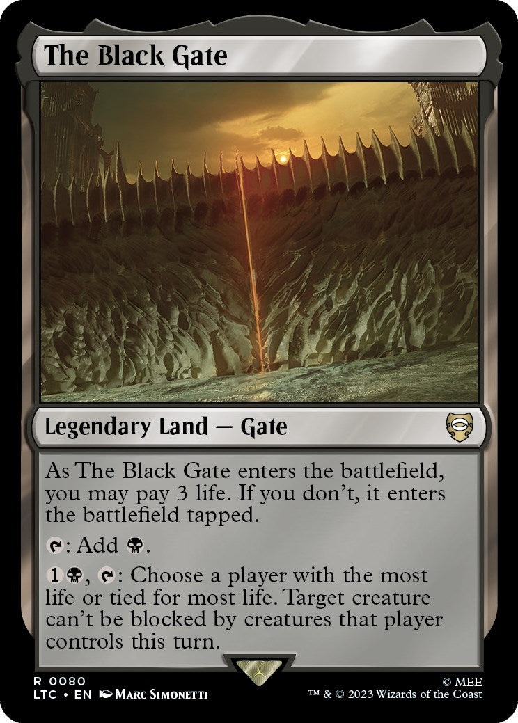 The Black Gate (80) (Commander: The Lord of the Rings: Tales of Middle-earth)