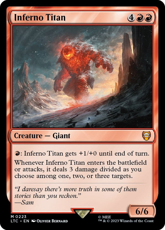 Inferno Titan (223) (Commander: The Lord of the Rings: Tales of Middle-earth)