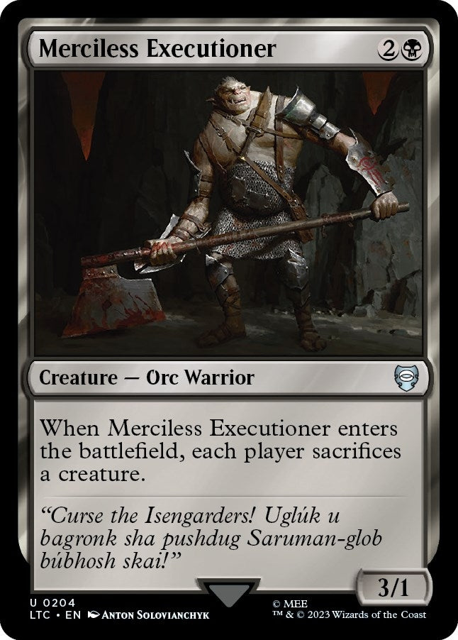 Merciless Executioner (204) (Commander: The Lord of the Rings: Tales of Middle-earth)
