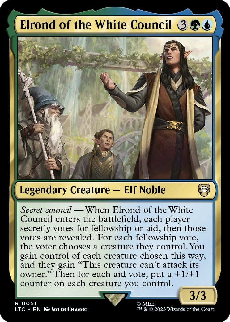 Elrond of the White Council (51) (Commander: The Lord of the Rings: Tales of Middle-earth)