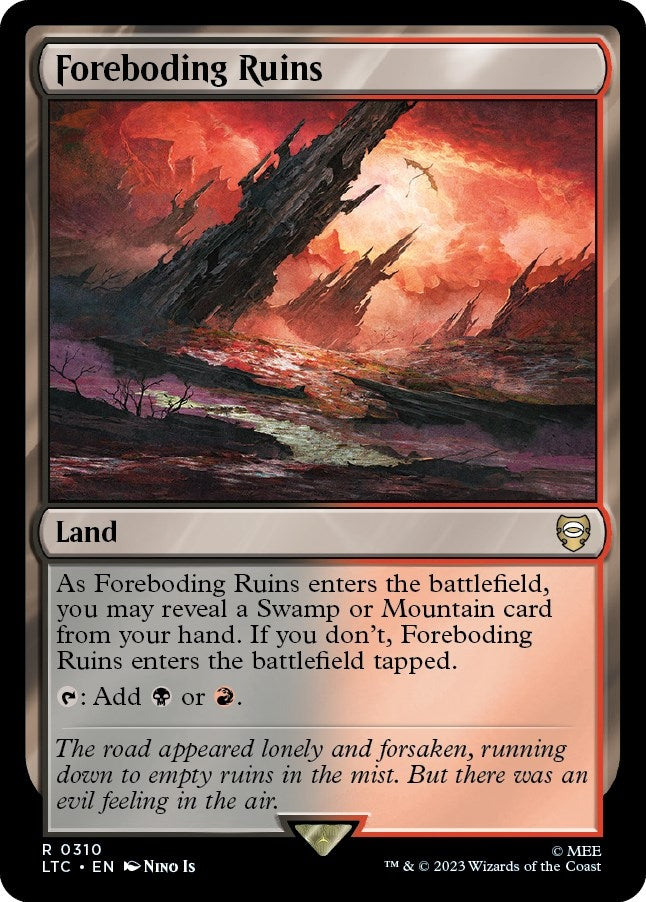 Foreboding Ruins (310) (Commander: The Lord of the Rings: Tales of Middle-earth)