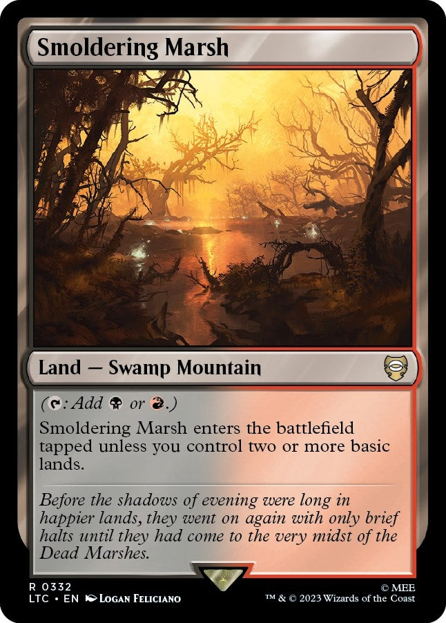 Smoldering Marsh (332) (Commander: The Lord of the Rings: Tales of Middle-earth)