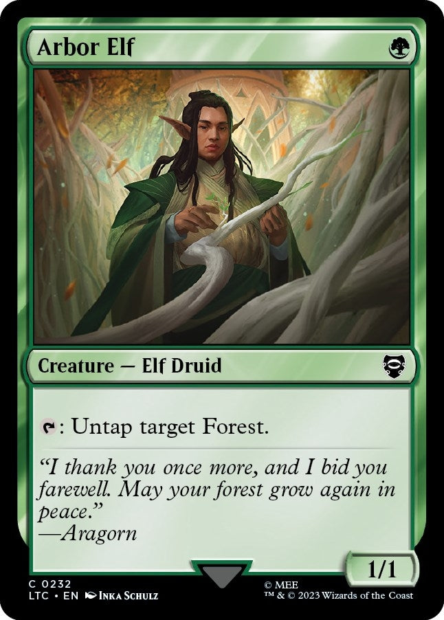 Arbor Elf (232) (Commander: The Lord of the Rings: Tales of Middle-earth)