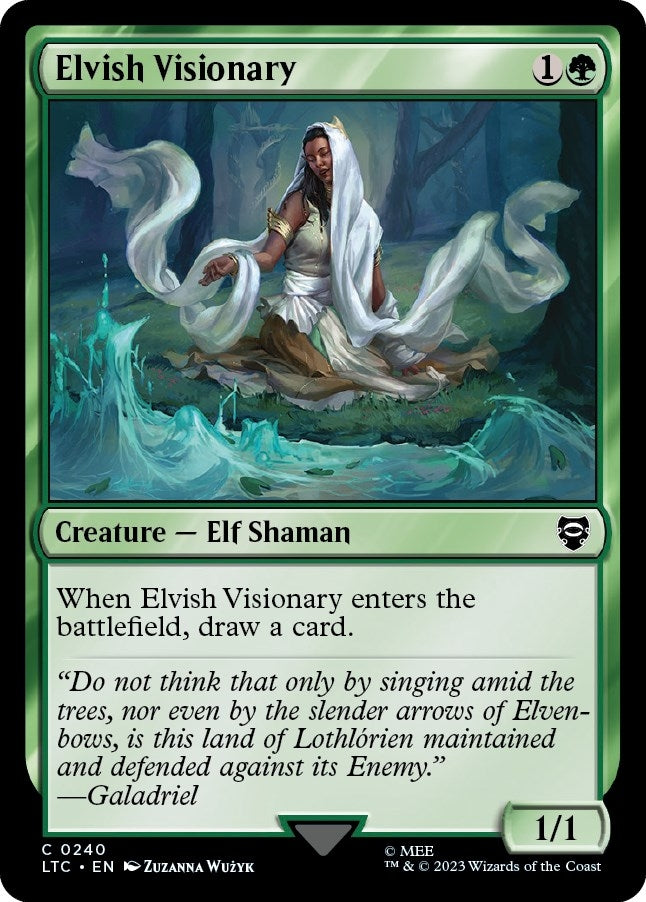 Elvish Visionary (240) (Commander: The Lord of the Rings: Tales of Middle-earth)