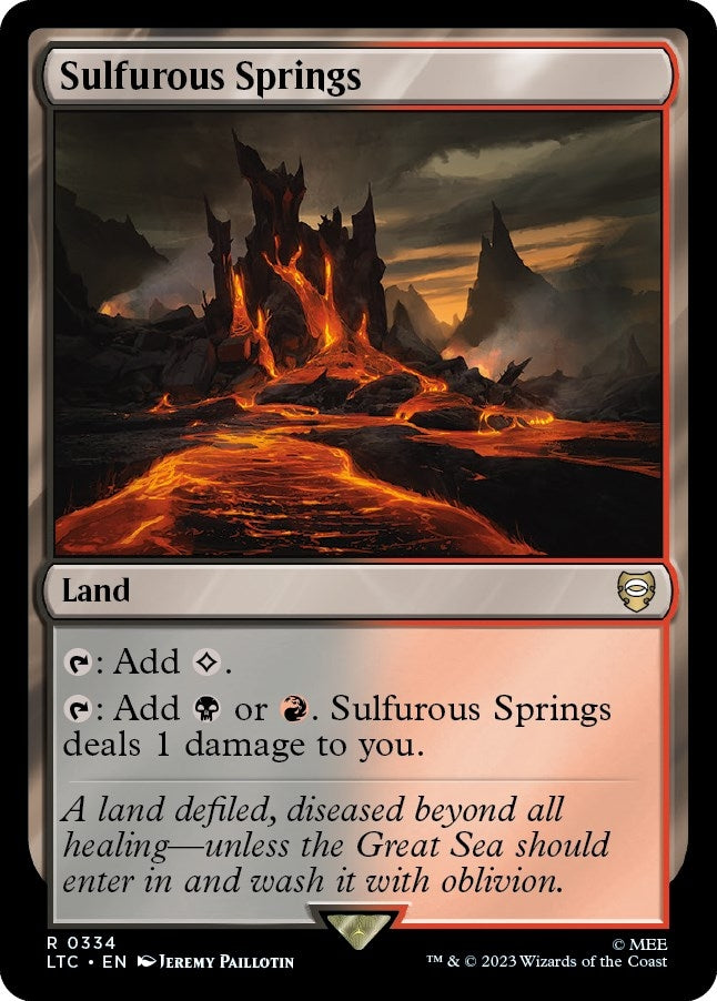 Sulfurous Springs (334) (Commander: The Lord of the Rings: Tales of Middle-earth)