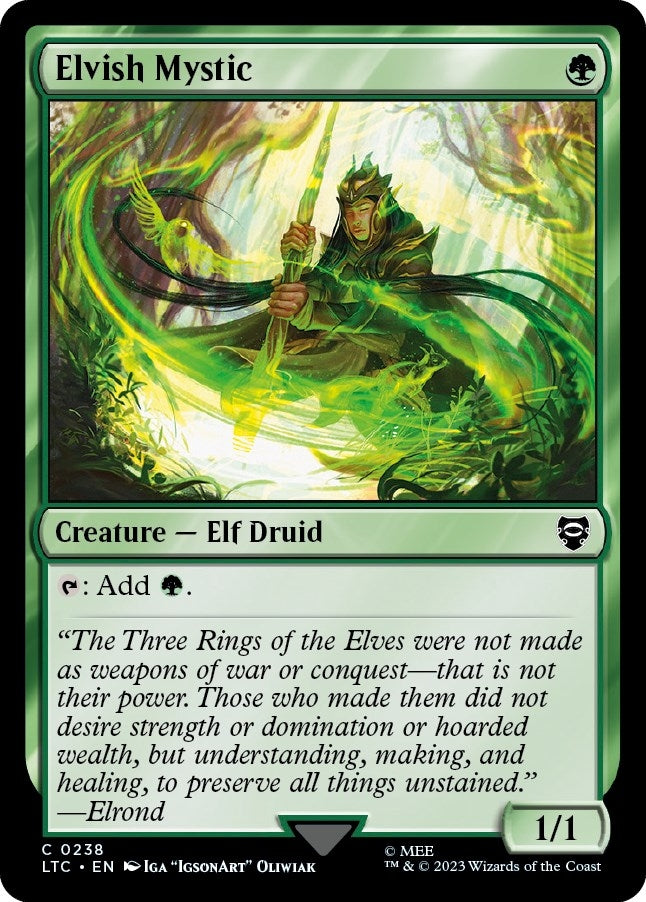 Elvish Mystic (238) (Commander: The Lord of the Rings: Tales of Middle-earth)