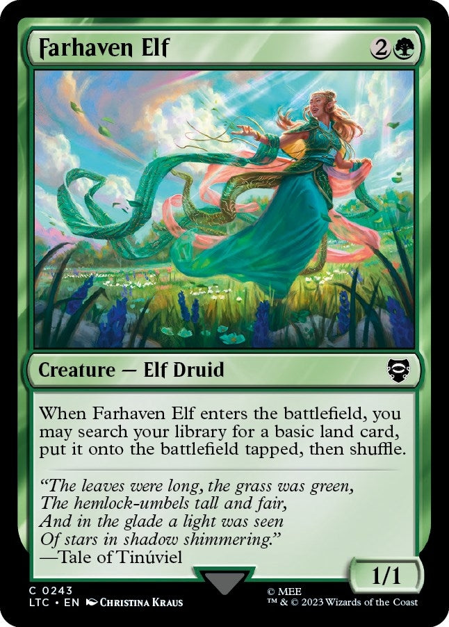Farhaven Elf (243) (Commander: The Lord of the Rings: Tales of Middle-earth)