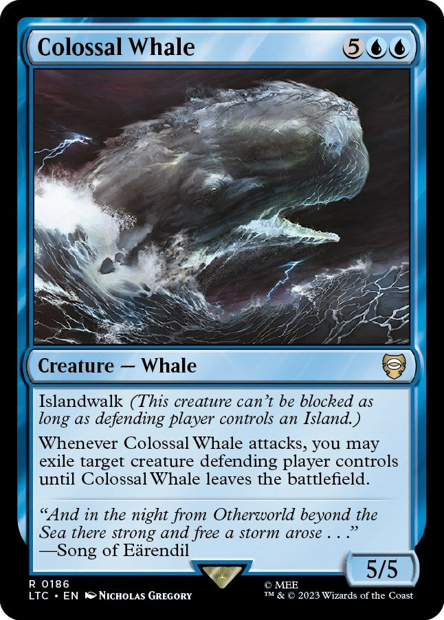 Colossal Whale (186) (Commander: The Lord of the Rings: Tales of Middle-earth)