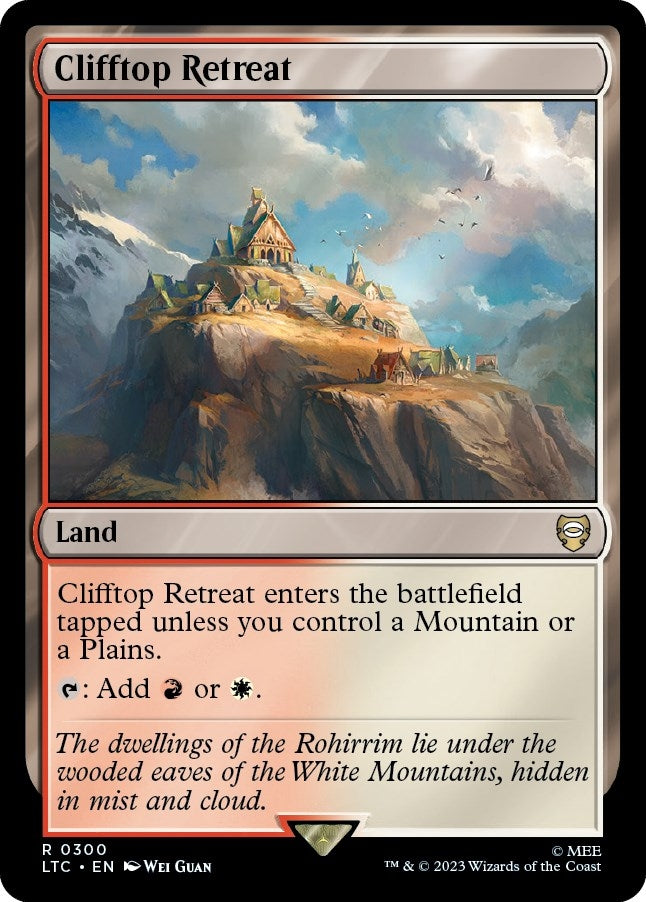 Clifftop Retreat (300) (Commander: The Lord of the Rings: Tales of Middle-earth)