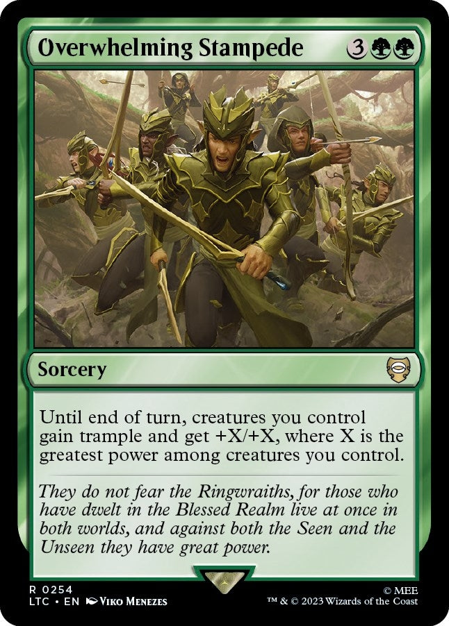 Overwhelming Stampede (254) (Commander: The Lord of the Rings: Tales of Middle-earth)