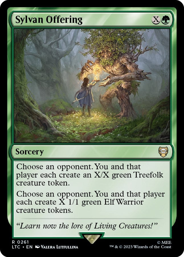 Sylvan Offering (261) (Commander: The Lord of the Rings: Tales of Middle-earth)