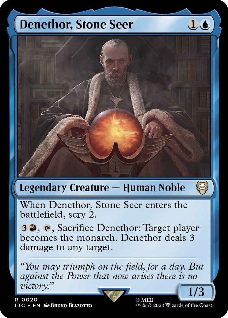 Denethor, Stone Seer (20) (Commander: The Lord of the Rings: Tales of Middle-earth)
