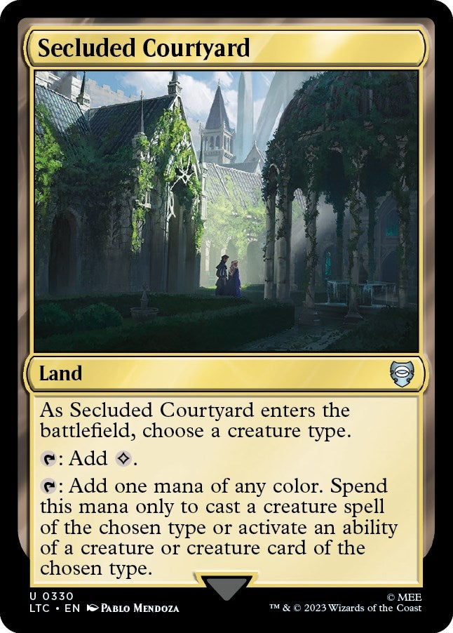 Secluded Courtyard (330) (Commander: The Lord of the Rings: Tales of Middle-earth)