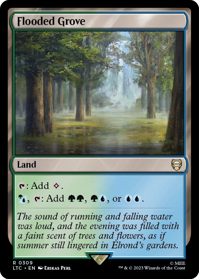 Flooded Grove (309) (Commander: The Lord of the Rings: Tales of Middle-earth)