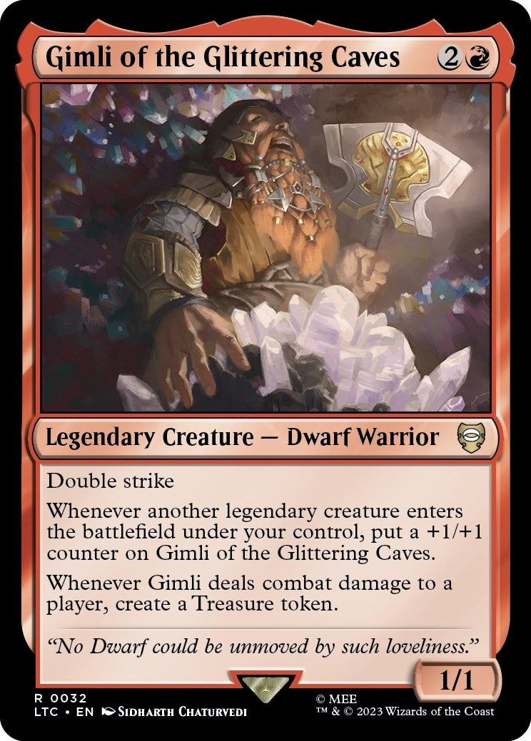 Gimli of the Glittering Caves (32) (Commander: The Lord of the Rings: Tales of Middle-earth)