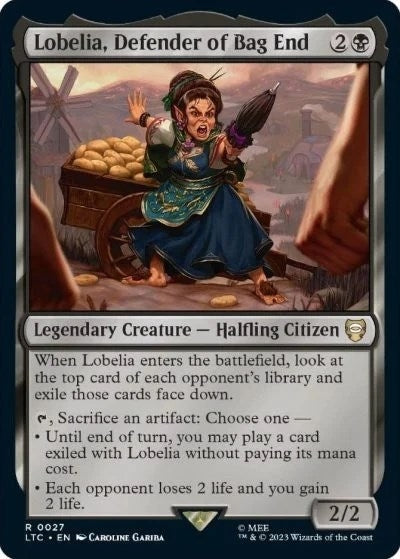 Lobelia, Defender of Bag End (27) (Commander: The Lord of the Rings: Tales of Middle-earth)