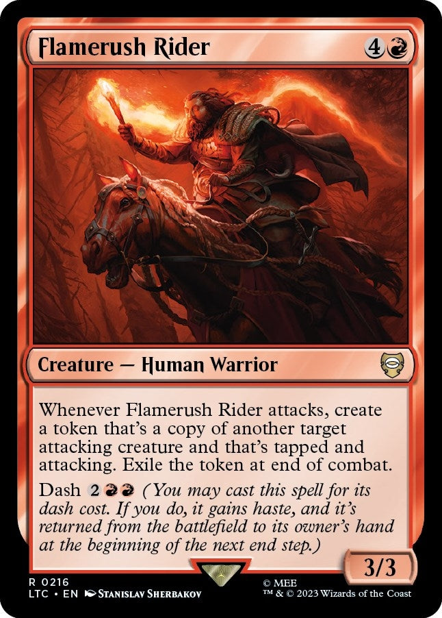 Flamerush Rider (216) (Commander: The Lord of the Rings: Tales of Middle-earth)