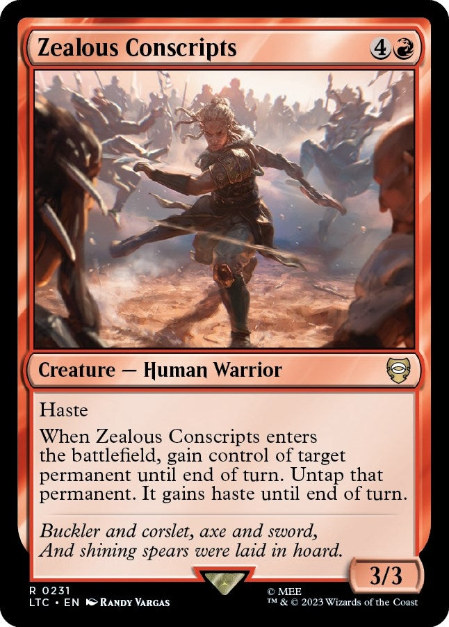 Zealous Conscripts (231) (Commander: The Lord of the Rings: Tales of Middle-earth)